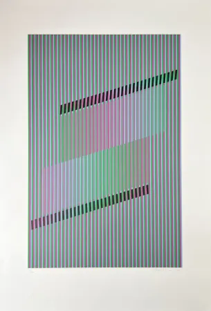 Sérigraphie Cruz-Diez - Untitled