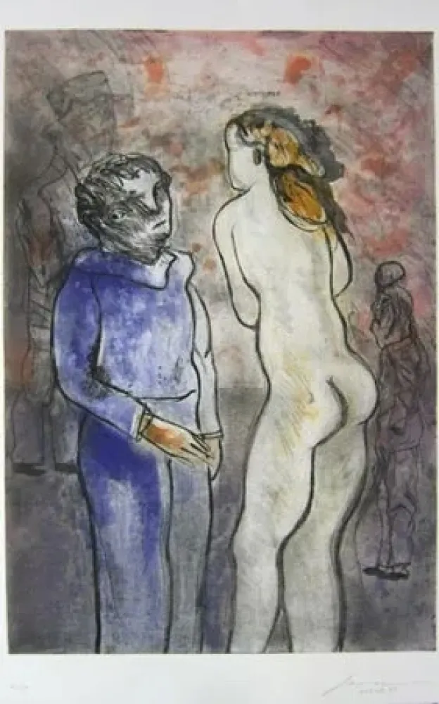 Eau-Forte Cuevas - La conquistadora de hombres