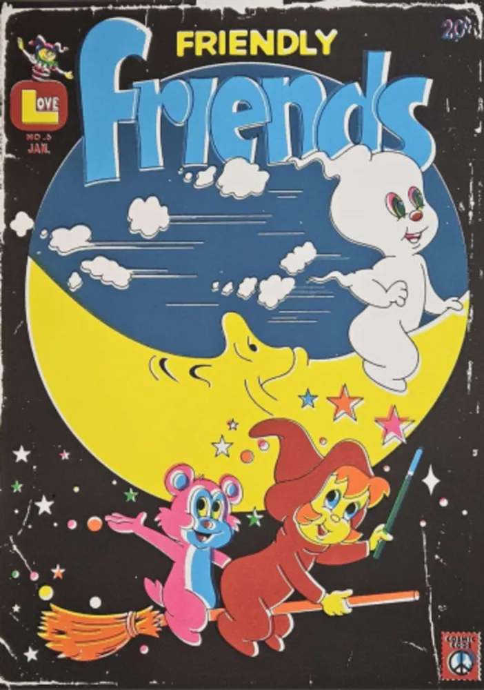 Lithographie Dabs - Friendly friends