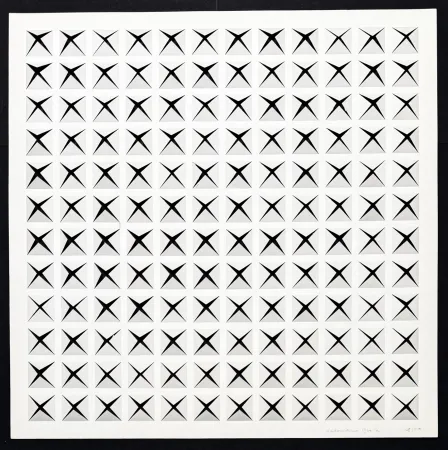 Aucune Technique Dadamaino - Dadamaino ( 1930-2004 ) – Untitled – hand-signed Punched paper – 1974
