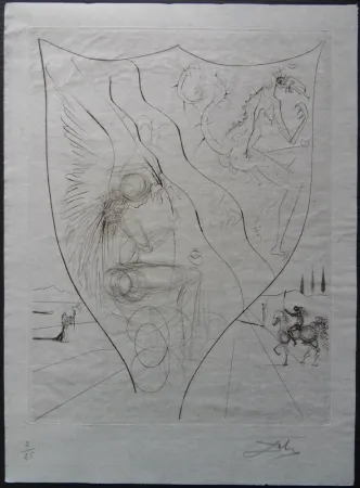 Eau-Forte Dali - Alexis - Etat Chine