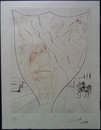 Eau-Forte Dali - Alexis - Etat Japon