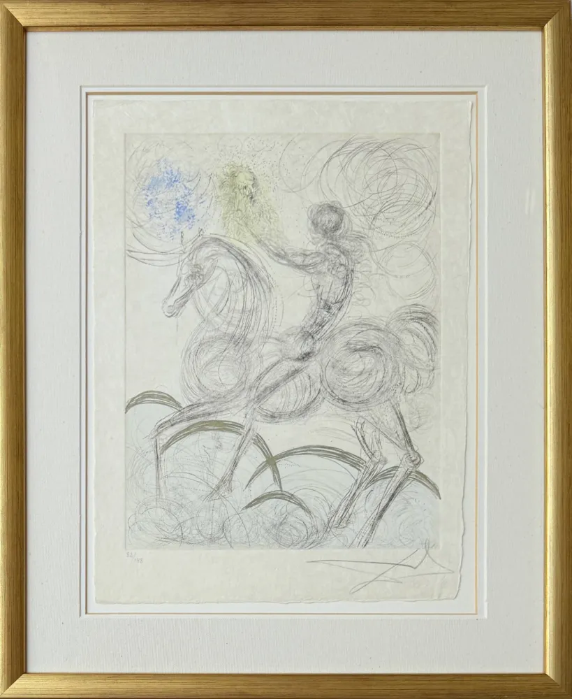 Aucune Technique Dali - Cavalier et la mort