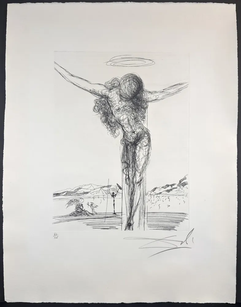 Gravure Dali - Christ