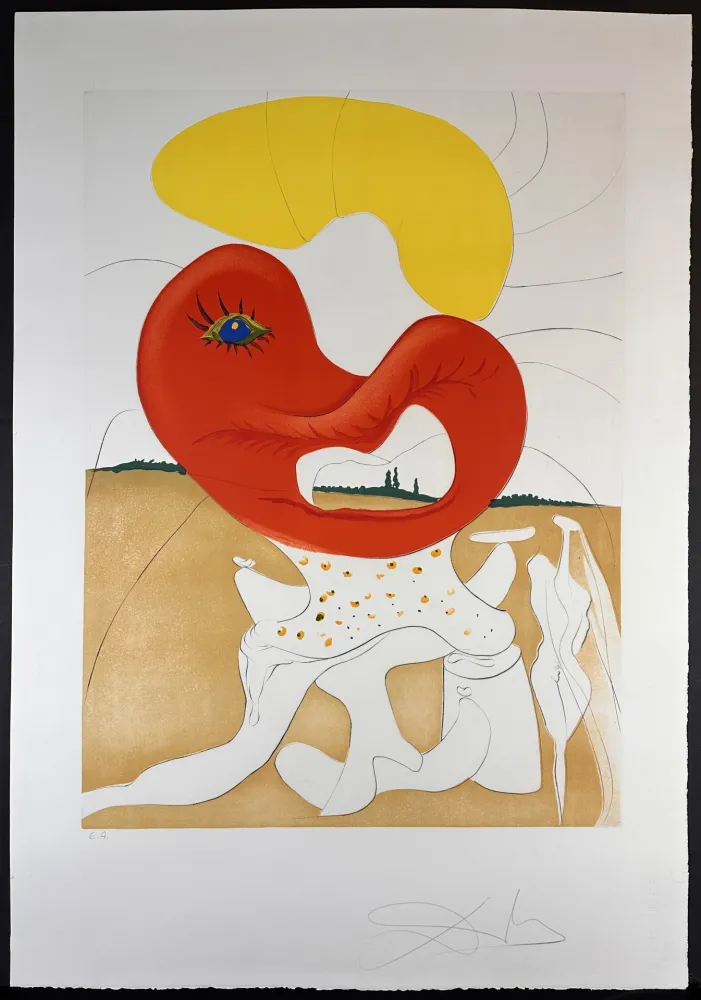 Gravure Dali - Conquest of Cosmos The Blood of The Ying and Yang