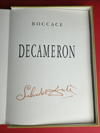 Livre Illustré Dali - Decameron 1972 - E.A copy from Rigal archive