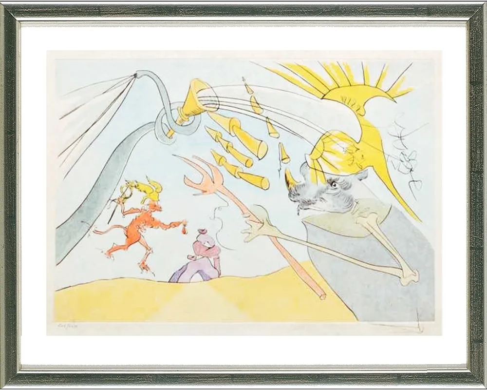 Pointe-Sèche Dali - Der Elefant und der Affe Jupiters /  The elephant and Jupiter's monkey