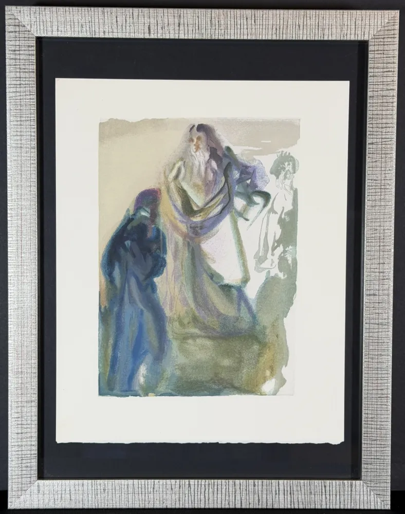 Gravure Sur Bois Dali - Divine Comedy Heaven Canto 27 Decomposition 