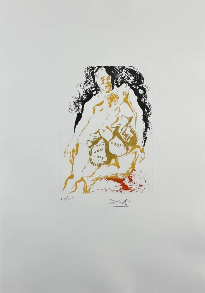 Gravure Dali - Eight Mortal Sins Avarice