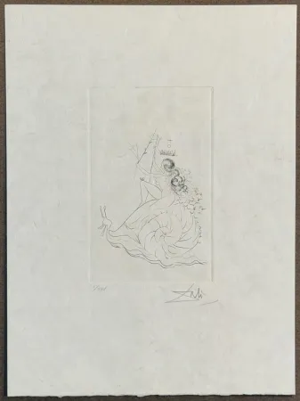 Gravure Dali - Escargot