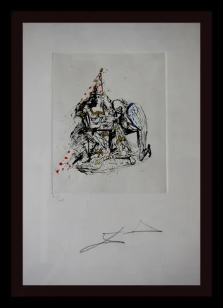 Gravure Dali - Fantômes Le Soupirant