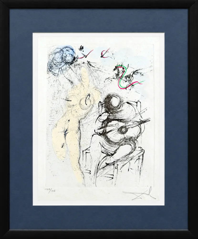 Pointe-Sèche Dali - Femme à la guitare (Woman with Guitar)
