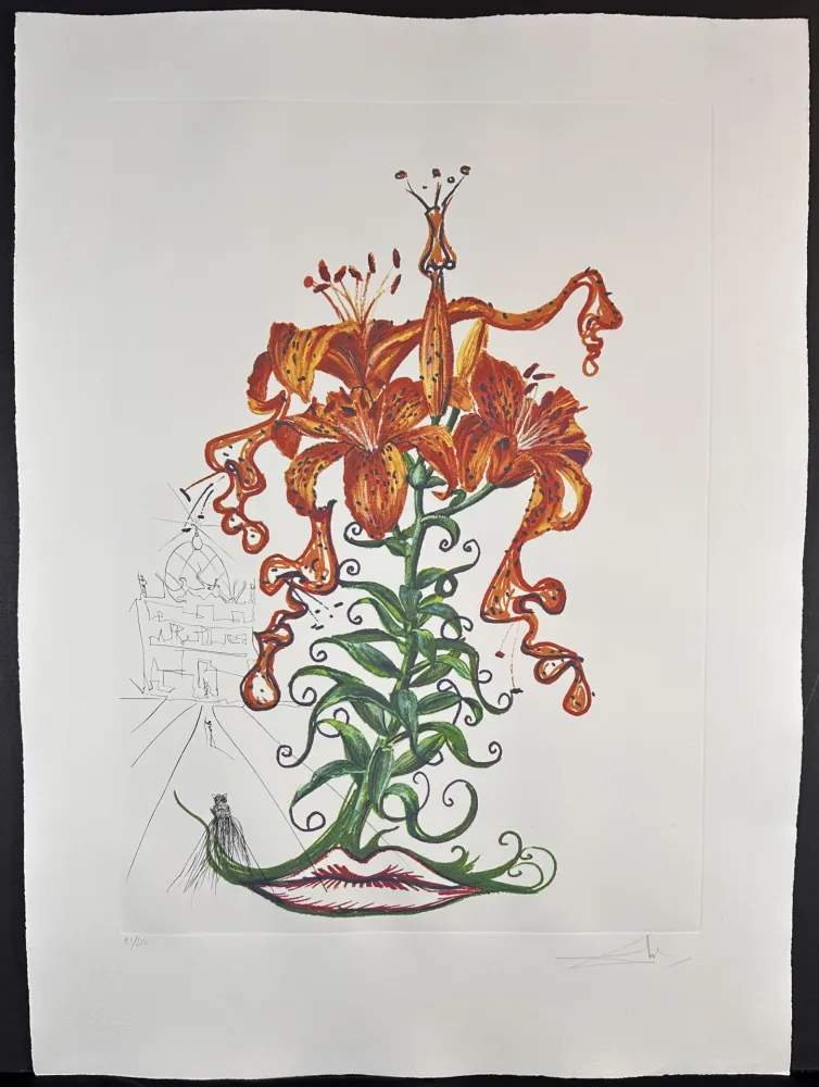 Gravure Dali - Florals Tiger Lilies
