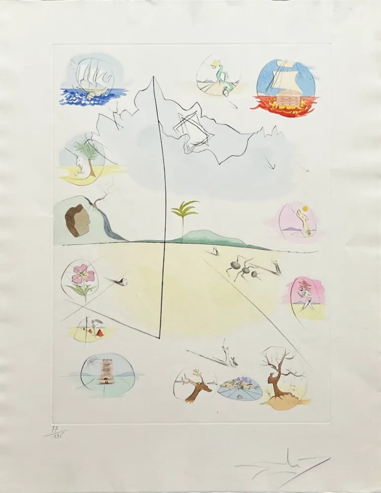 Eau-Forte Dali - Frontispiece
