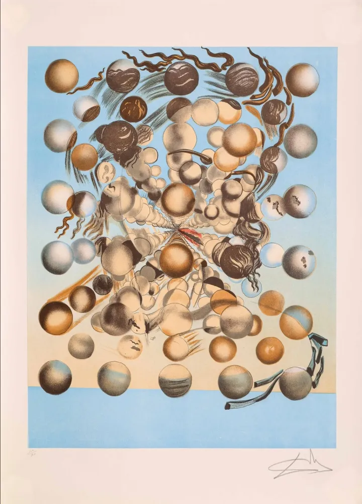 Lithographie Dali - GALATEA DES SPHÈRES