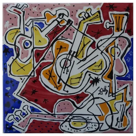 Céramique Dali - Guitares espagnoles
