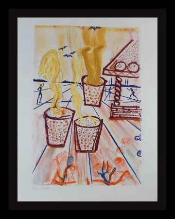 Lithographie Dali - Hans Christian Anderson The Girl Who Trod on The Loaf 