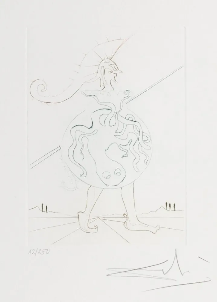 Gravure Dali - Henry V from Much Ado about Shakespeare