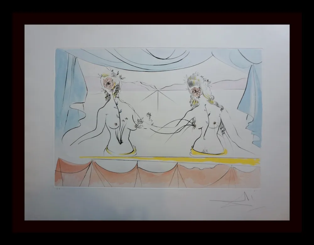 Gravure Dali - Hommage a Albrecht Durer Renaissance