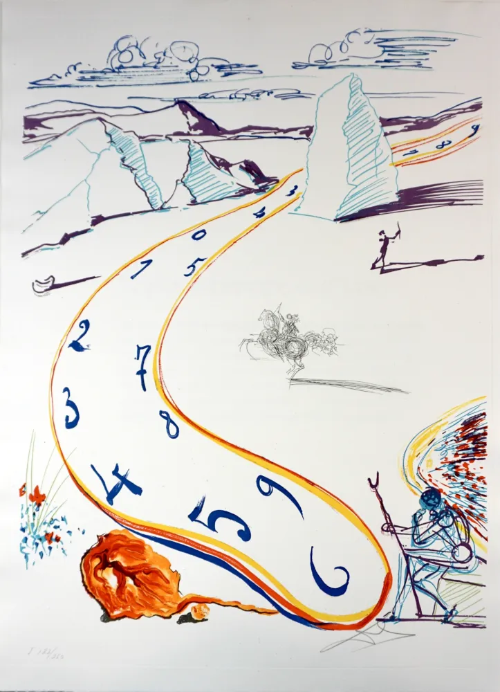 Gravure Dali - Imaginations & Objects of The Future Melting Space Time