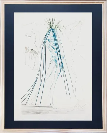 Eau-Forte Dali - Iseult of the White Hands