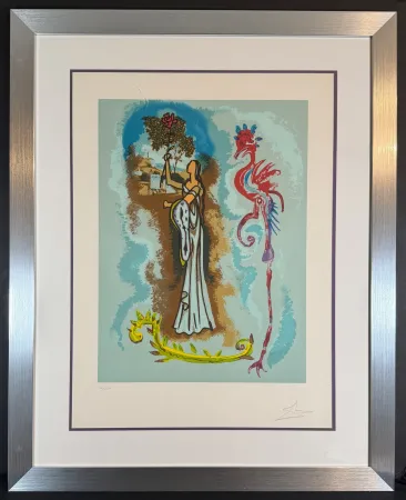 Lithographie Dali - Ivanhoe Rowena