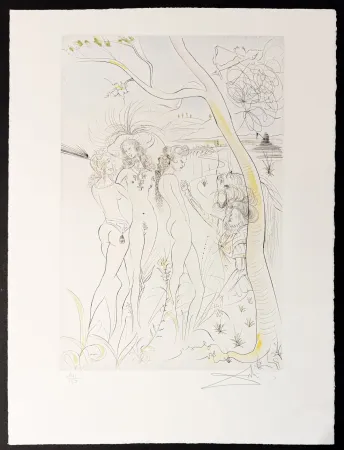 Gravure Dali - Jugement de Pâris