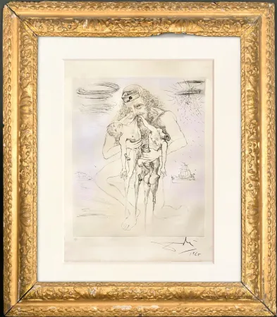 Héliogravure Dali - Kronos (Saturno)