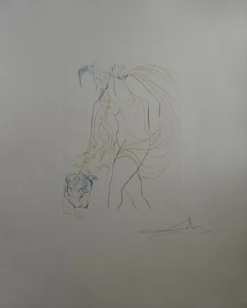 Eau-Forte Dali - La Coupe Offerte