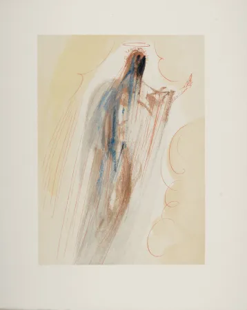 Gravure Sur Bois Dali - La Création des Anges, 1963