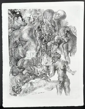 Gravure Dali - La Femme Visible