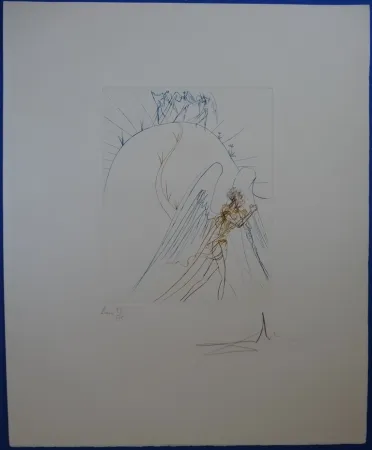Eau-Forte Dali - La Fuite de Satan