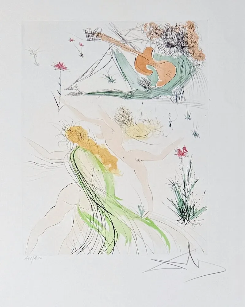 Gravure Dali - La joie de vivre