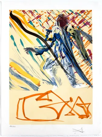 Lithographie Dali - La parola divina (The Divine Word)