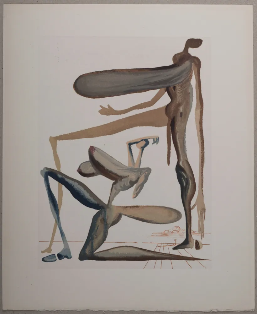 Lithographie Dali - La Prodigalité