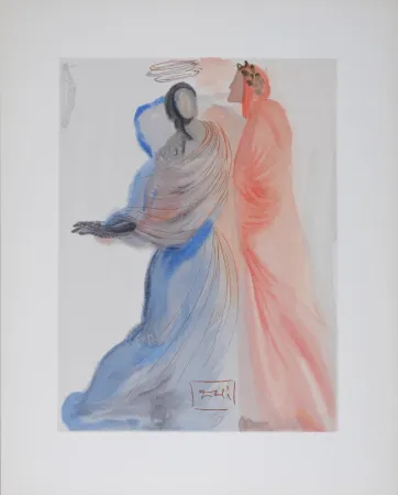 Lithographie Dali - La Splendeur de Béatrice