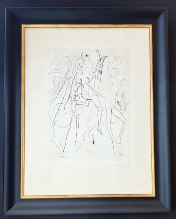 Gravure Dali - Lady Godiva