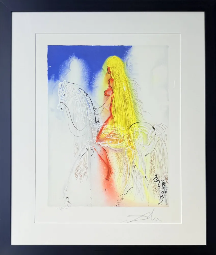 Lithographie Dali - Lady Godiva