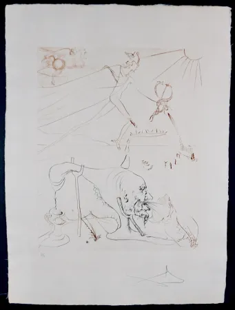 Gravure Dali - L'Alchimie