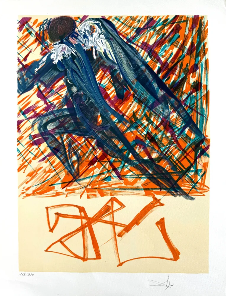 Lithographie Dali - L’arcangelo (The Archangel)