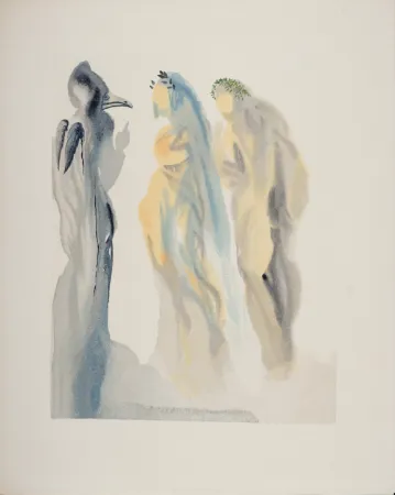 Gravure Sur Bois Dali - Le Ciel de Vénus, 1963