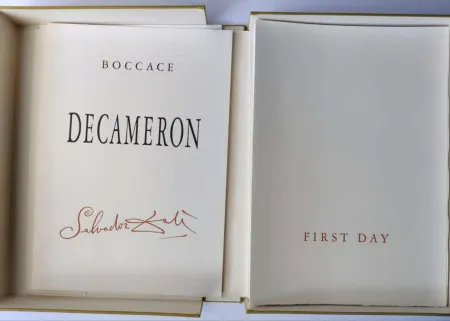 Lithographie Dali - Le Décaméron (1972) english , E.A