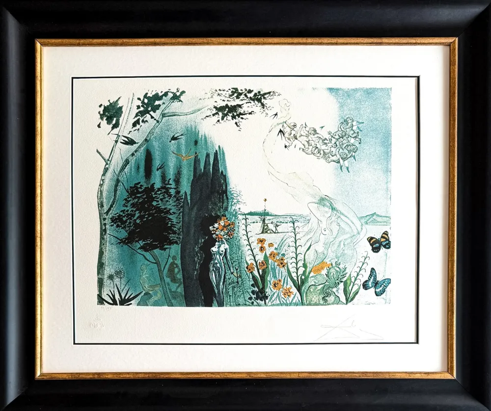 Lithographie Dali - Le Printemps (from 'Les Quatre Saisons')