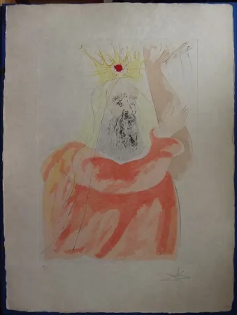 Eau-Forte Dali - Le Roi David