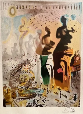 Lithographie Dali - Le Toréador Hallucinogène