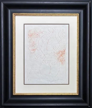 Gravure Dali - Le torse