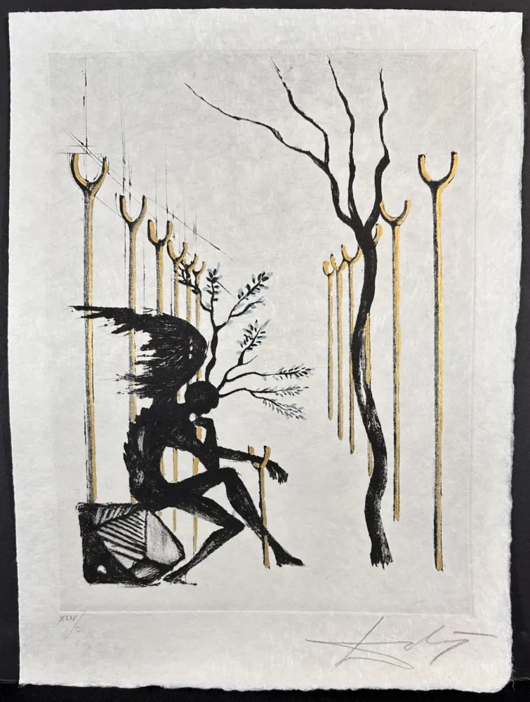 Gravure Dali - Le Vitrail