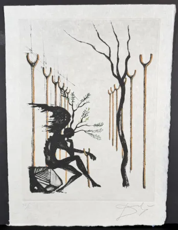 Gravure Dali - Le Vitrail