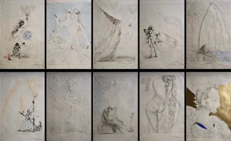 Gravure Dali - Les Amours de Cassandre Suite