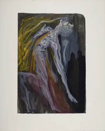 Lithographie Dali - Les Erinyes